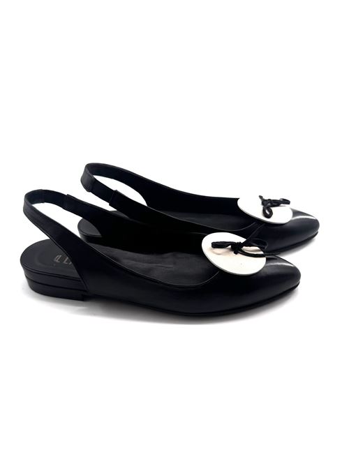 Slingback donna con accessorio in pelle IL LACCIO | ATENE15NAPPANERO/ICE